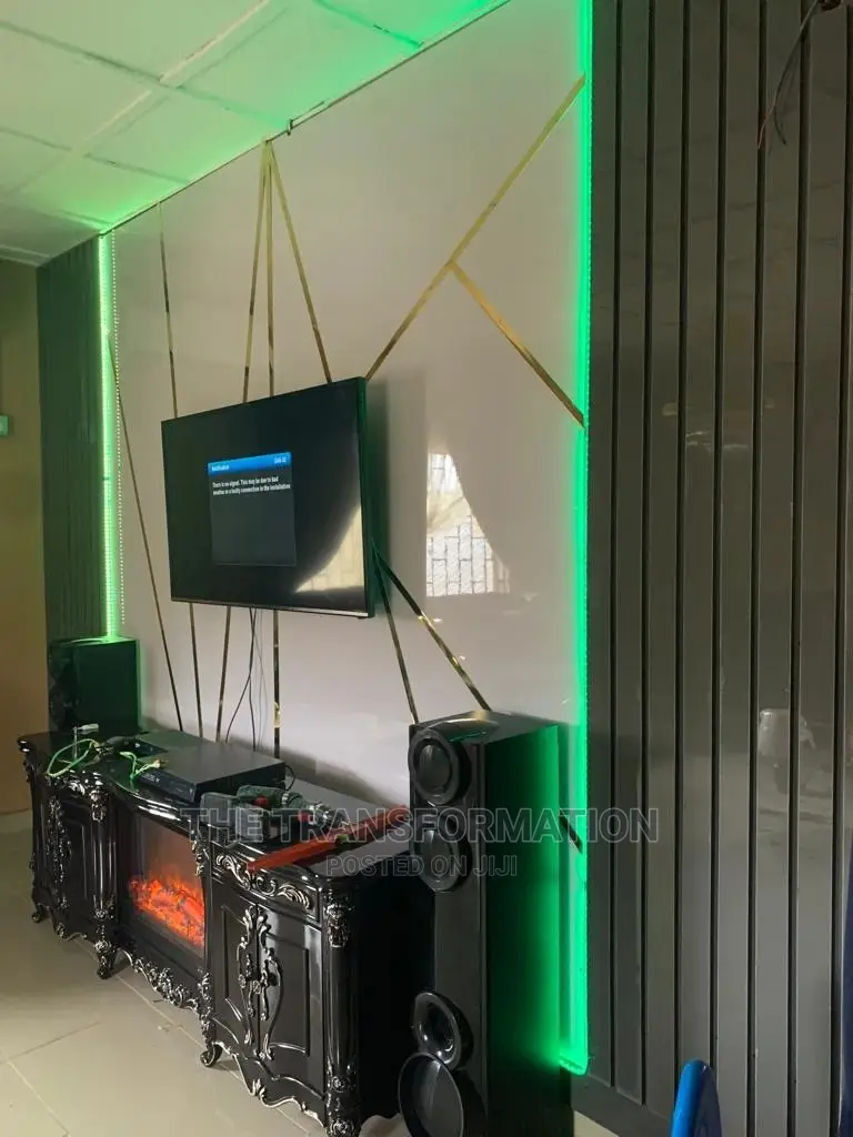 Tv Console and Wall Cladding