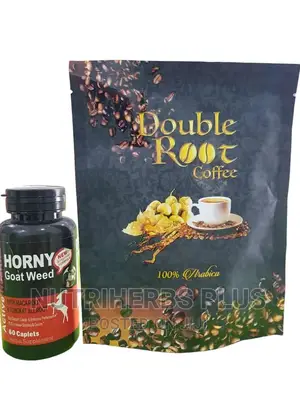 Horny Goat Weed + Double Root Coffee Best Men Libido Booster