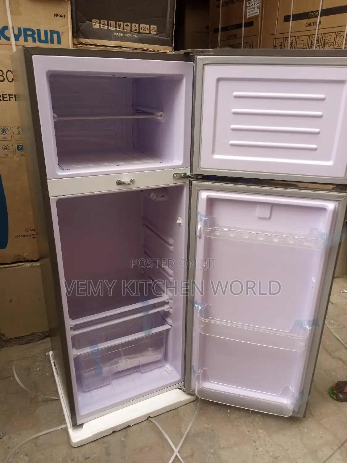 Upright Fridge and Freezer