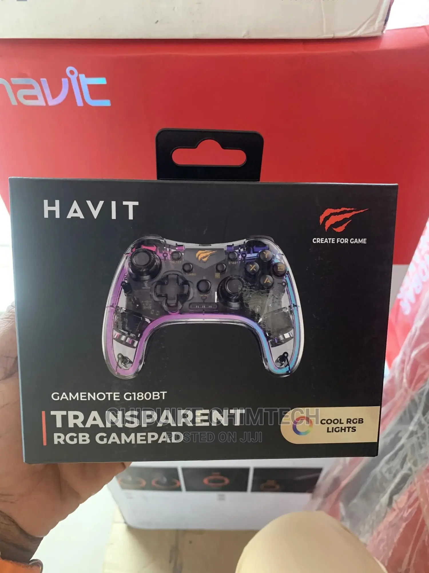 Havit Wireless Bluetooth Transparent Game Pad RGB