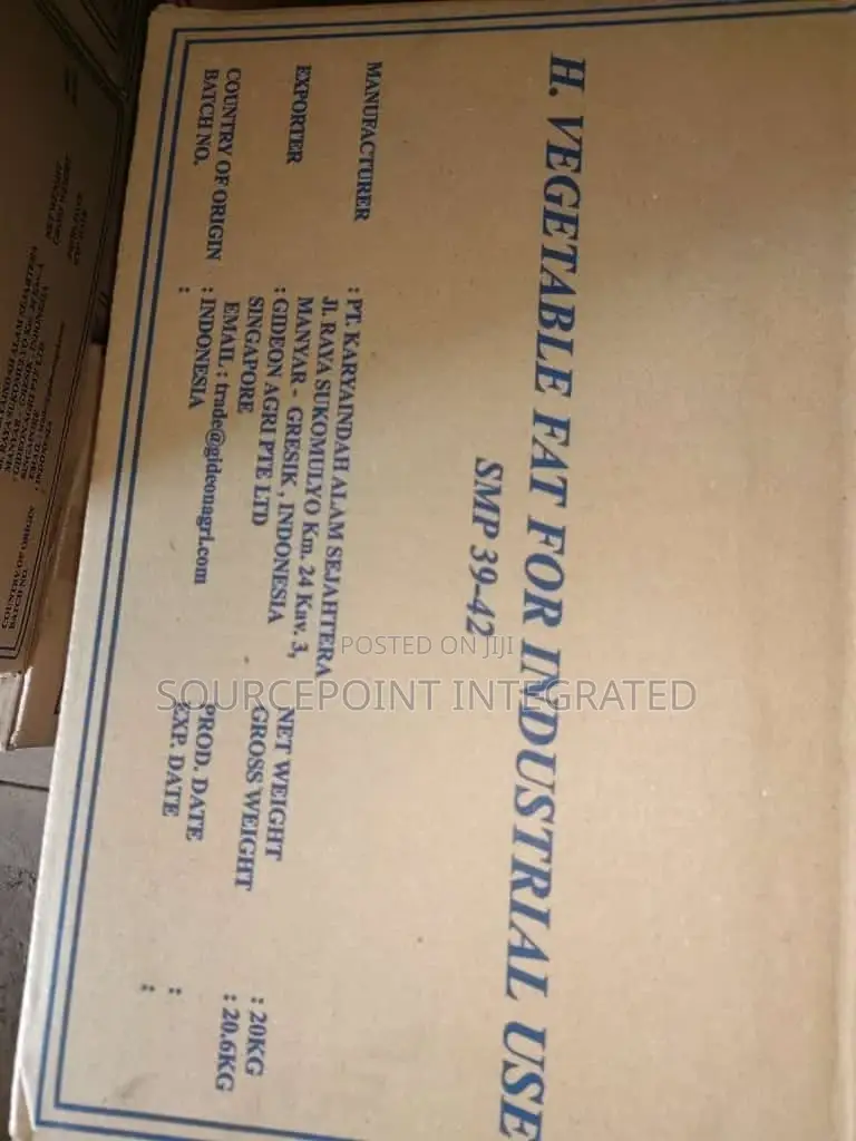 Vegetable Shortening 39-42