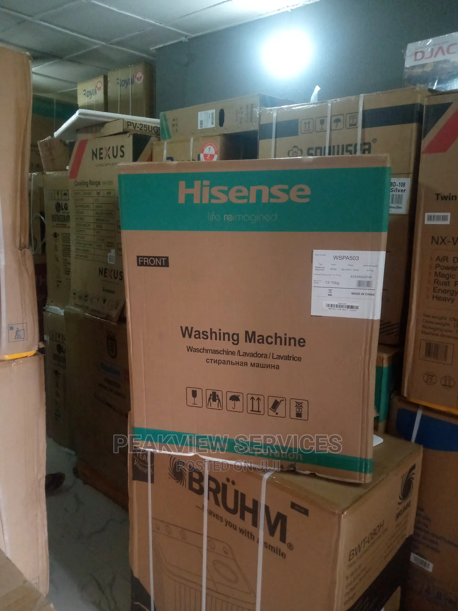 Semi-Automatic Hisense 5kg WSPA503 + Spin Washing Machine
