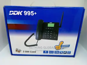 DDK 995+ GSM Fixed Wireless Phone With Dual Sim, Fm and Mp3