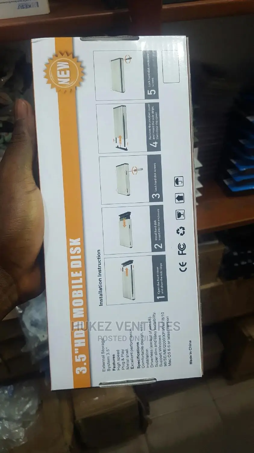 3.5 External HDD Sata Case