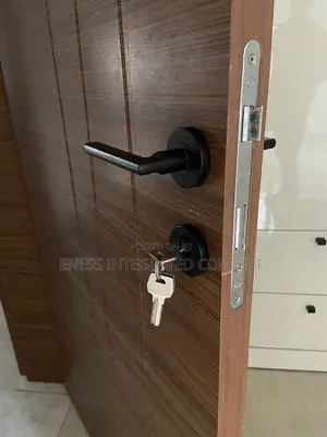 Black Coated Rosette Door Lock Series