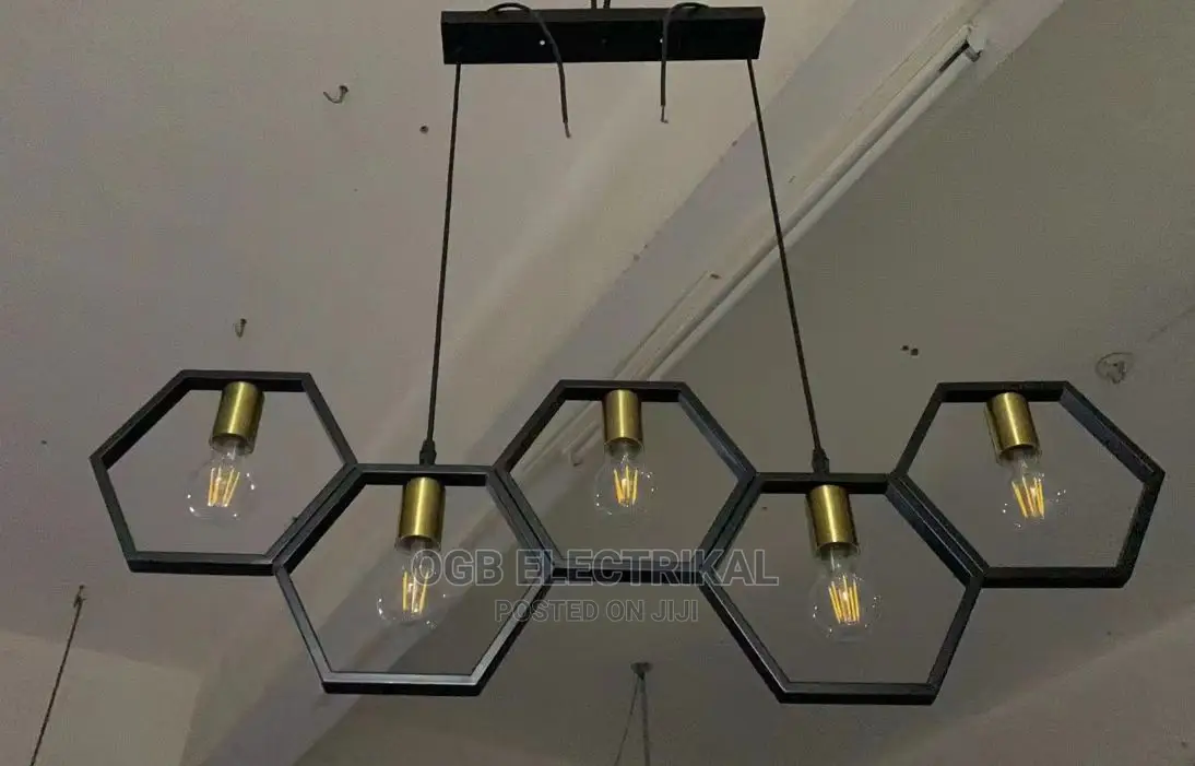 Metal Frame Pendant Light