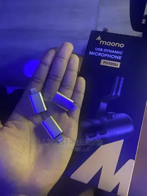 Original Otg Adapter Type C to iPhone (Lighting) for Usb Mic