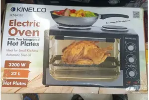 Kinelco 32l Electric Oven With Two Integrated Hot Plates