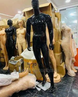 Fibre Glossy Black Huge Spider Face Male DUMMY