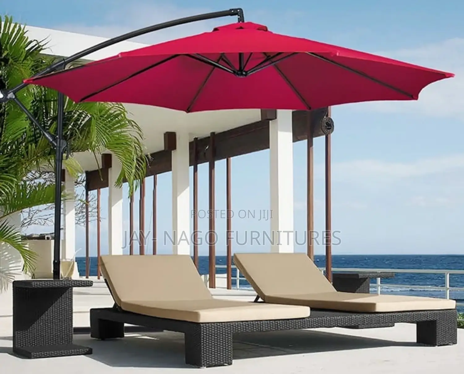 Adjustable Height Canopy With Plastic Relaxing Chair