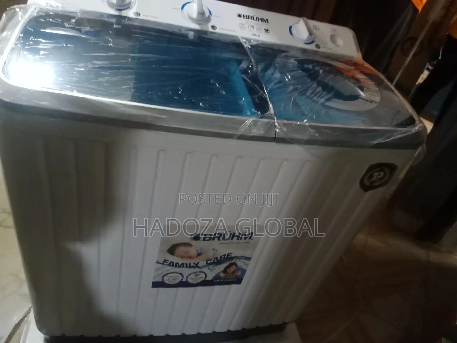 BRUHM BWT-080H Twin Tub Semi Automatic Washing Machine