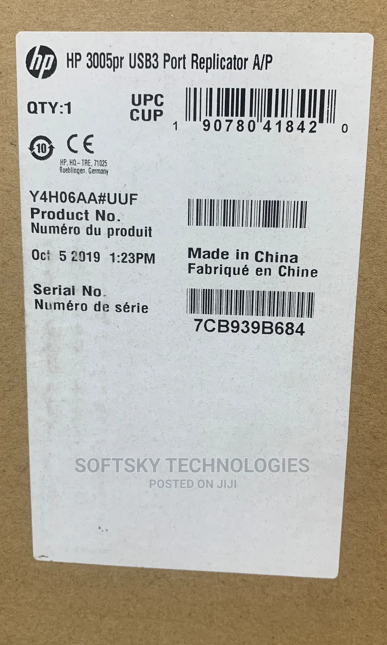 HP 3005pr Usb3 Port Replicator