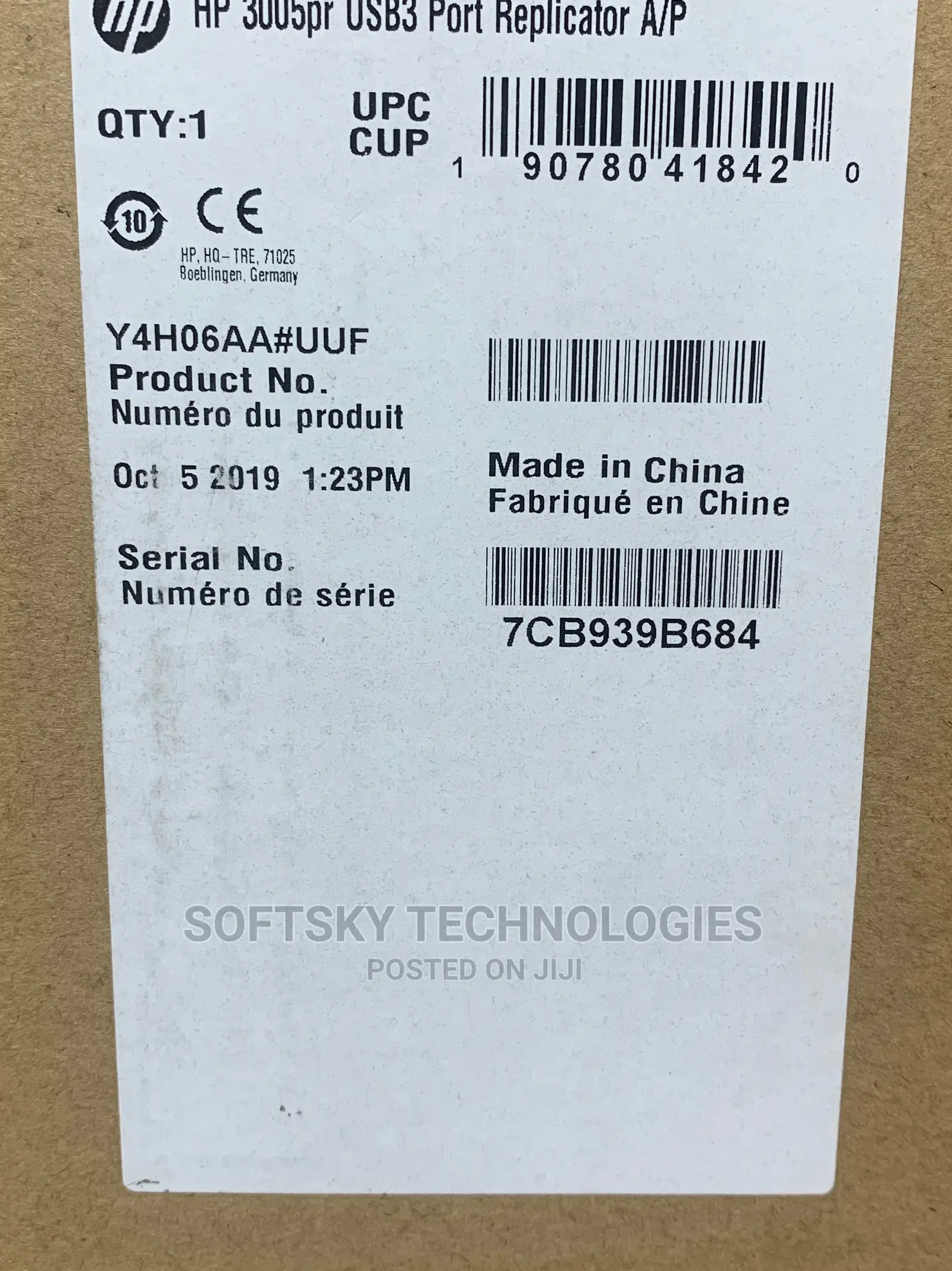 HP 3005pr Usb3 Port Replicator