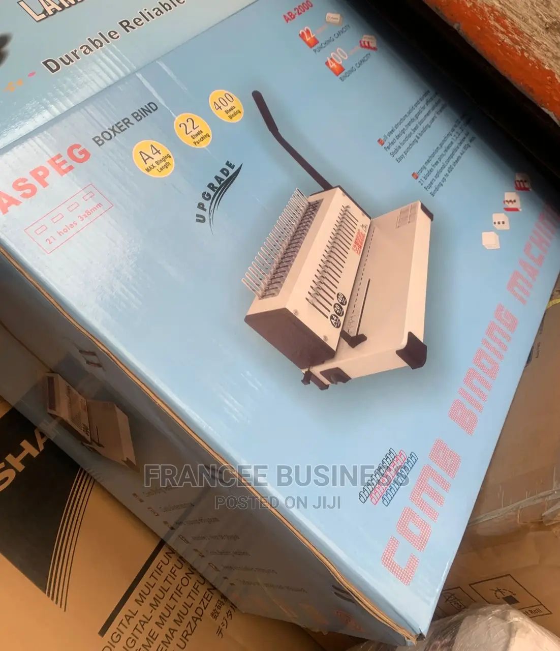 Comb Binding Machine