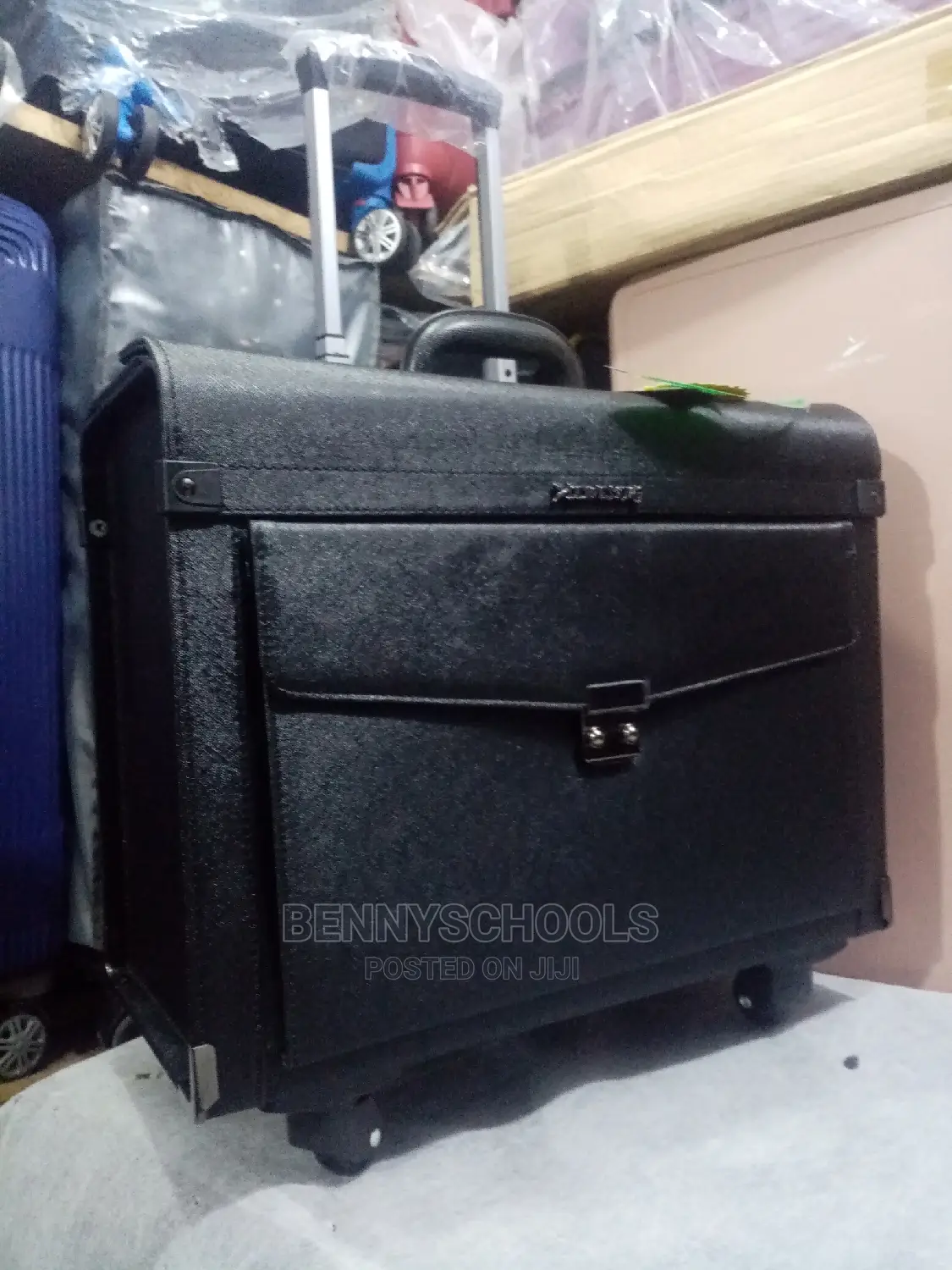 Leaves King Leather Briefcase Pilot Bag