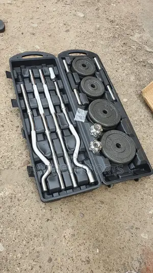 55kg Dumbbell and Barbell Rod Set