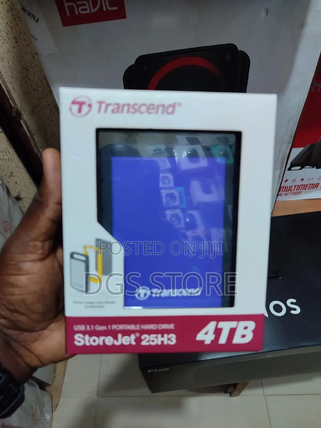 Transcend 4tb External Hard Drive Hd
