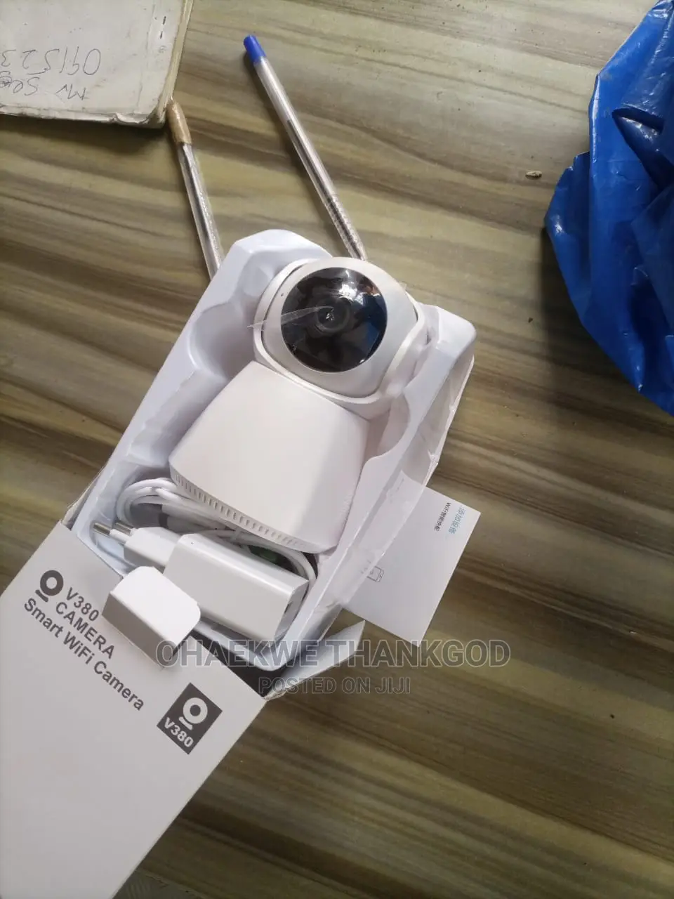 V380 Wifi Camera 2mp 1080P Full HD P Rotation Ethernet Port