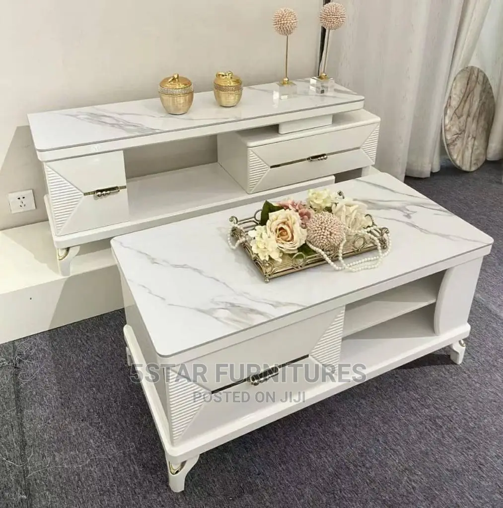 Marble Center Table With Tv Console
