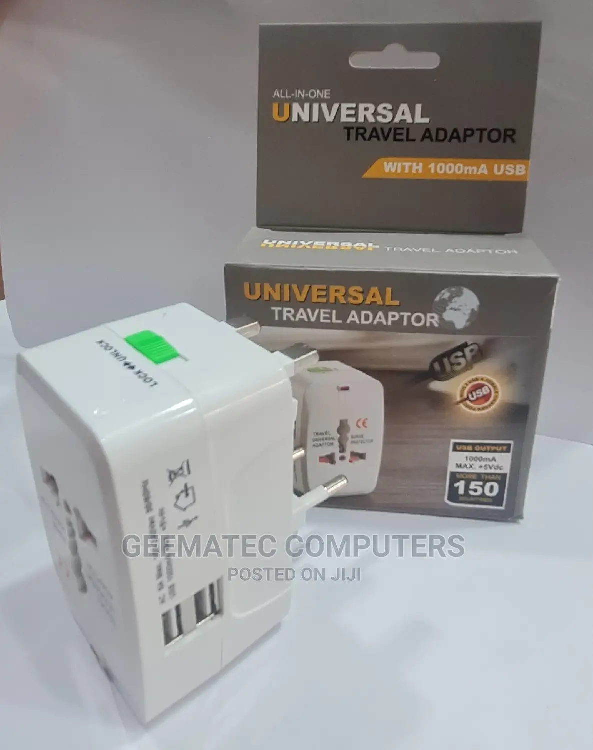 Travelling Adapter With Usb Port