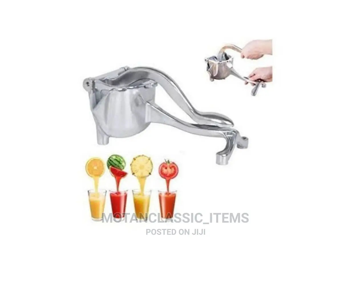 Single Press Heavy Duty Aluminium Manual Juice Extractor
