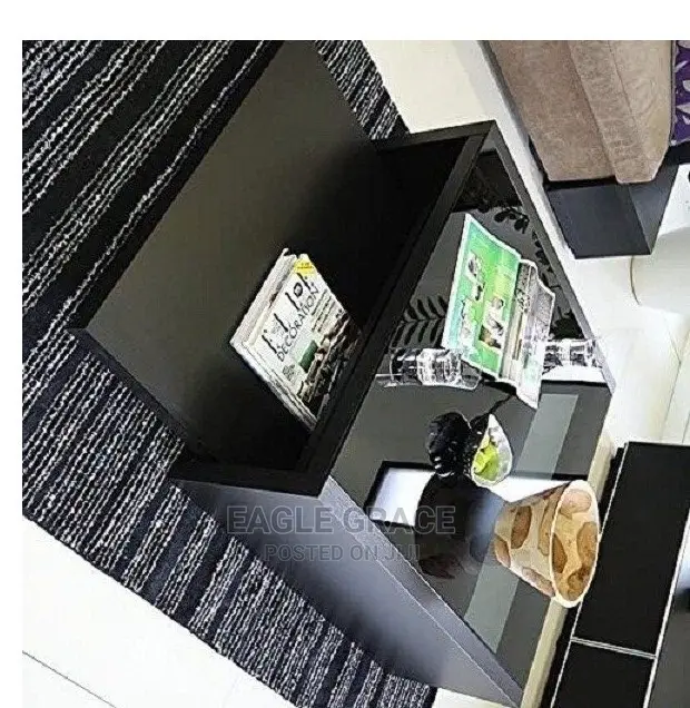 Executive Glass Top Center Table