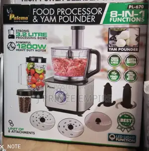 Paloma Food Processor and Yam Pounder 1200wttsn