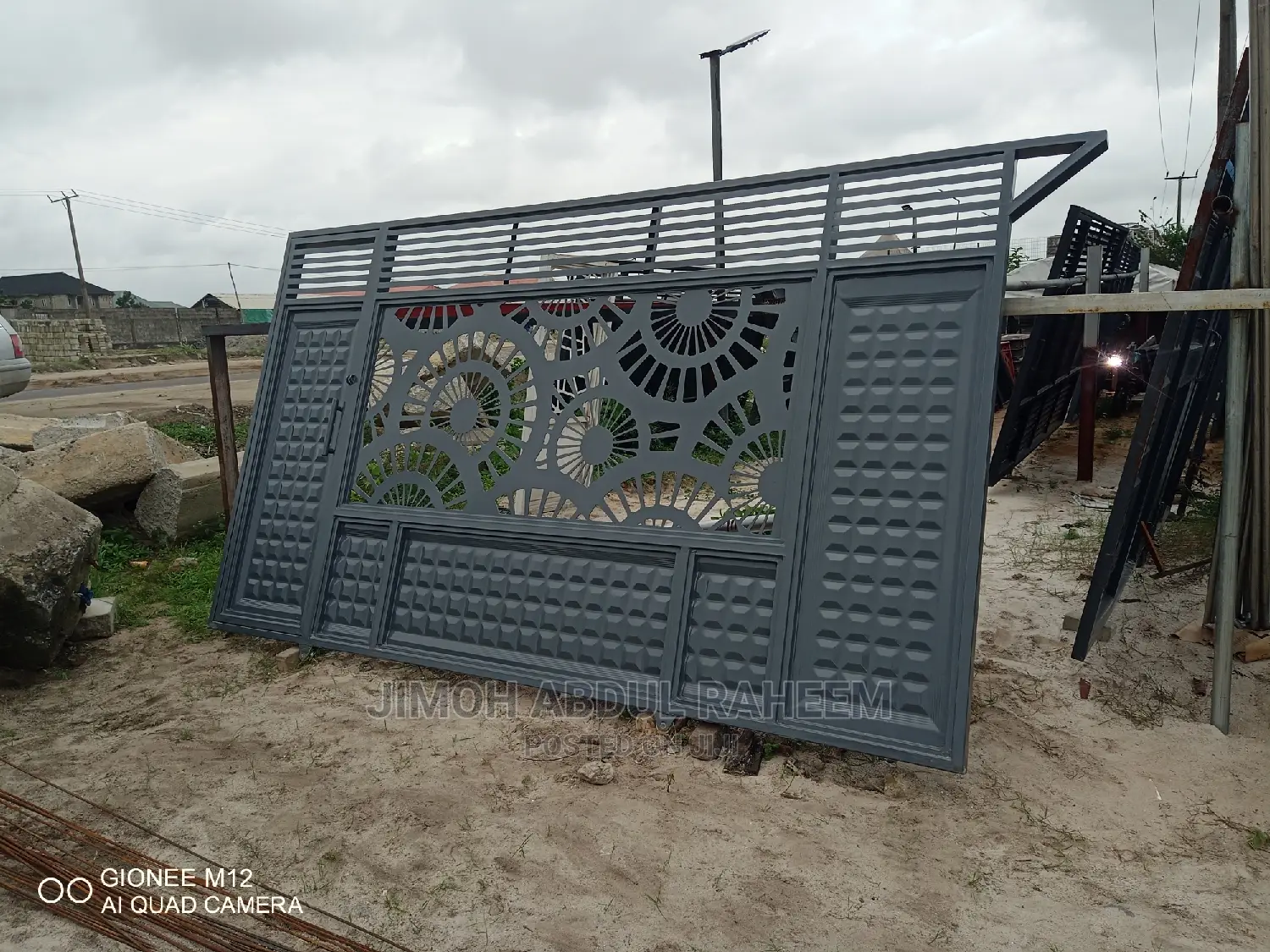 Lazer Cutting Entrance Gate