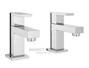 Wickes Kubic Chrome Ultra Modern Rectangular Basin Taps