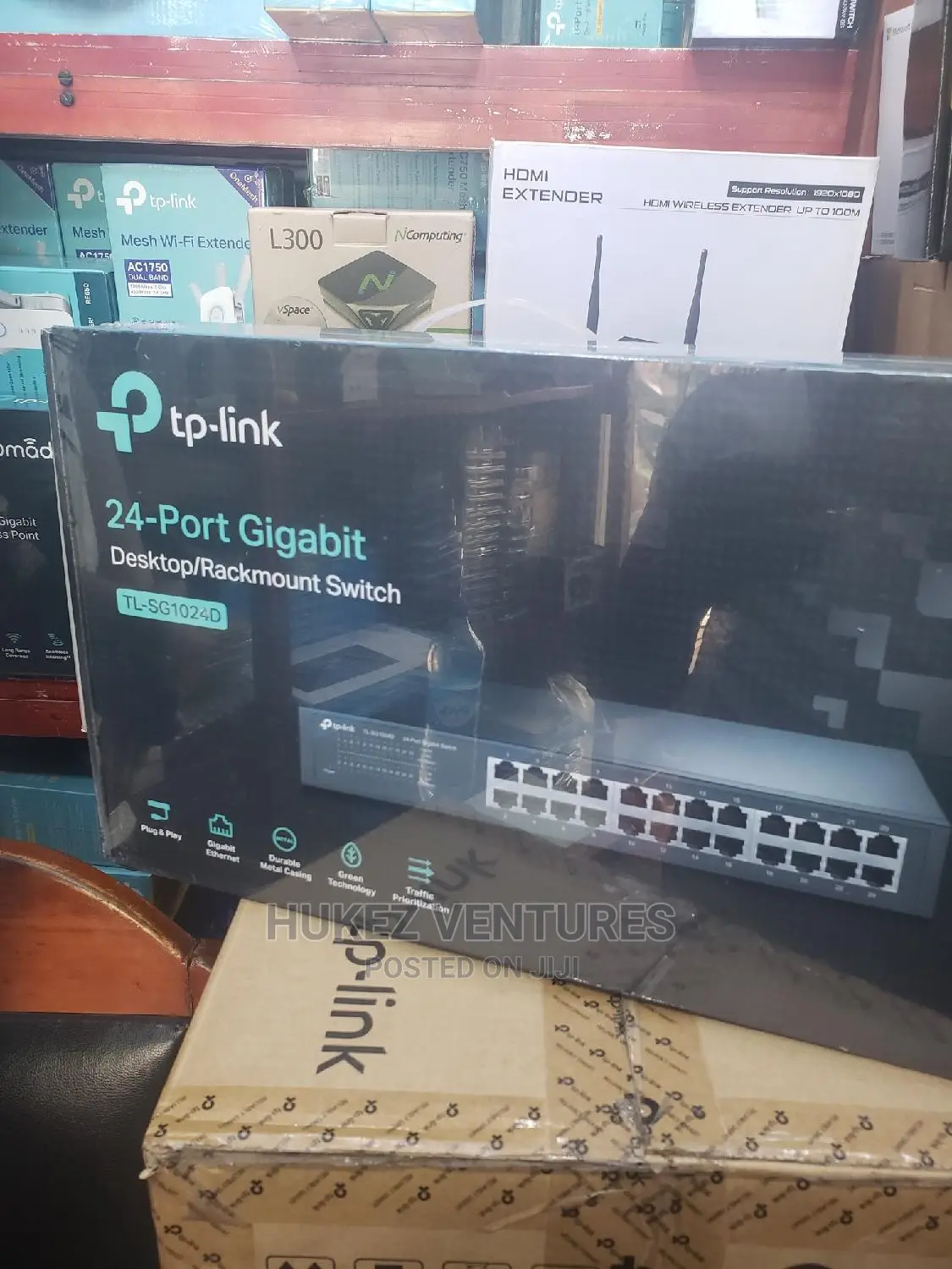 Tp Link 24port Gigabit Switch Tl-Sg1024d