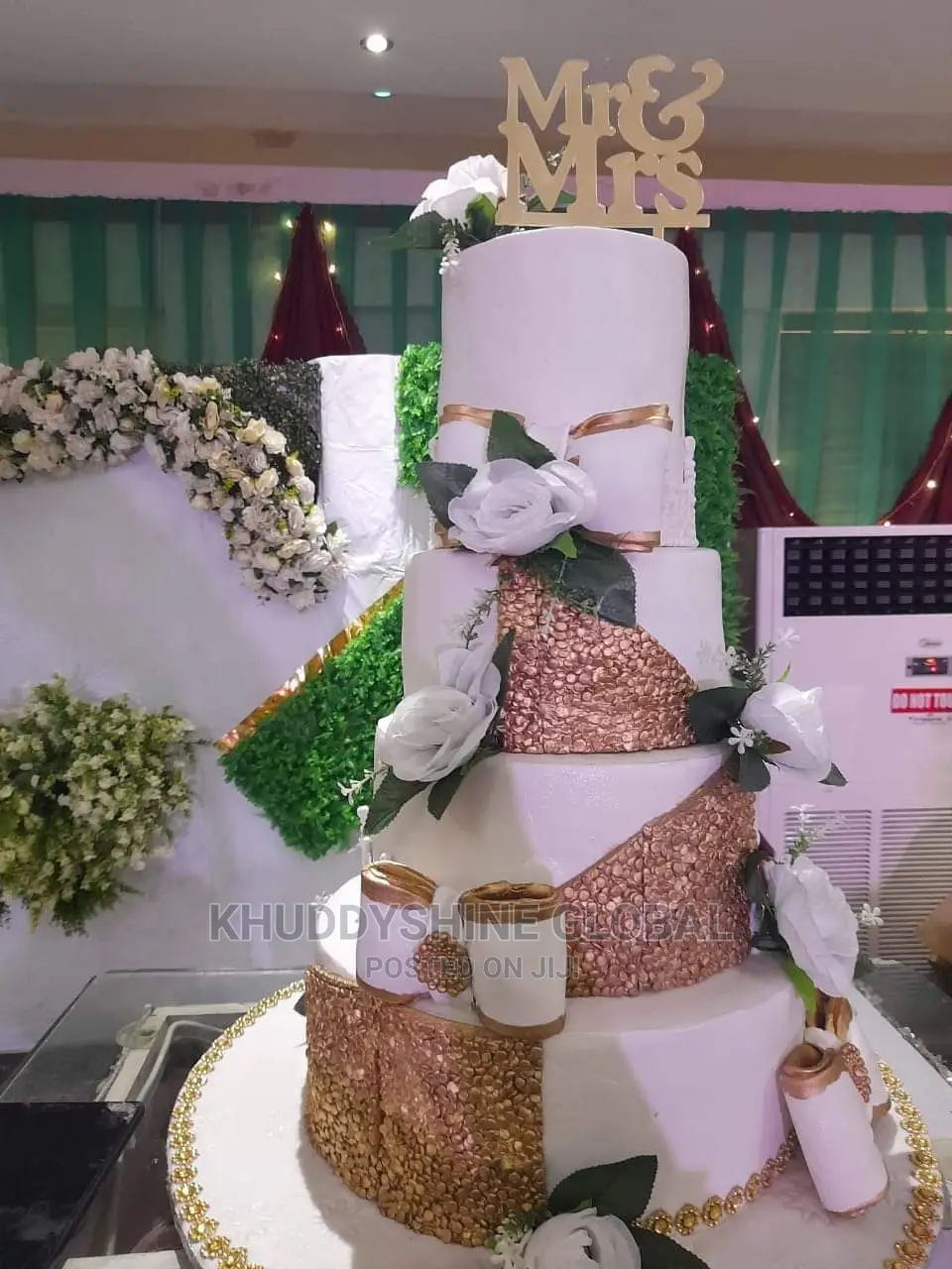 4 Steps Wedding Cake
