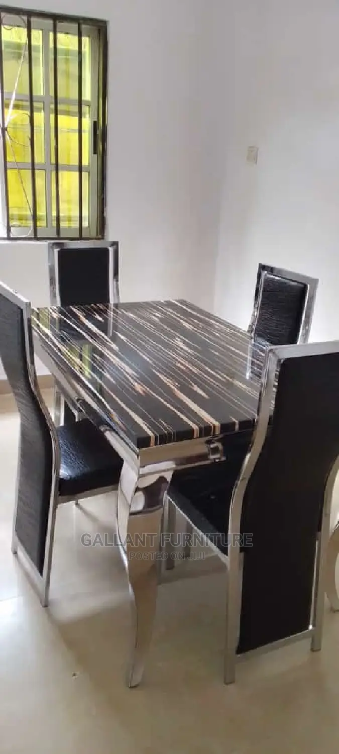 Quality Marble Dining Table by 4