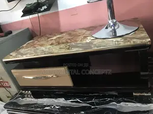 Glass Marble Center Table