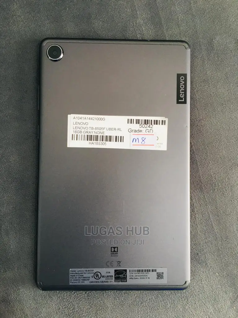 Lenovo Tab M8 (HD) 16 GB Gray