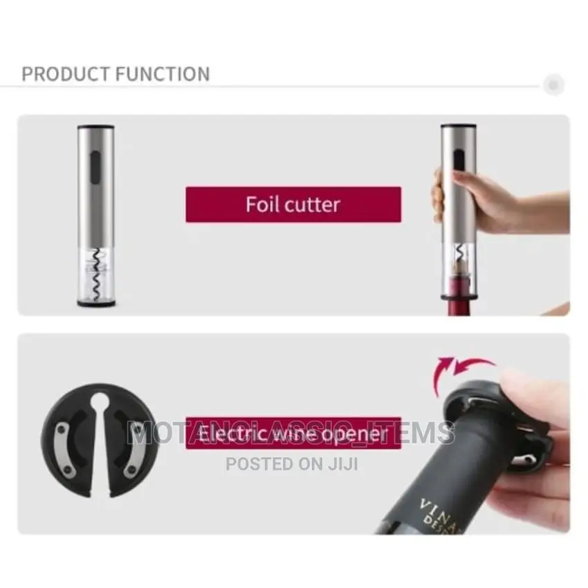 Automatic Electric Bottle and Wine Opener