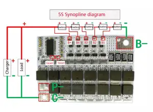 3s, 4s, 5s, Lithium Ion Battery Management System, 100a,