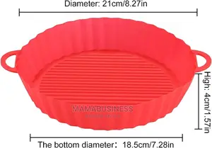 Reusable Silicone Airfryer Basket Liner