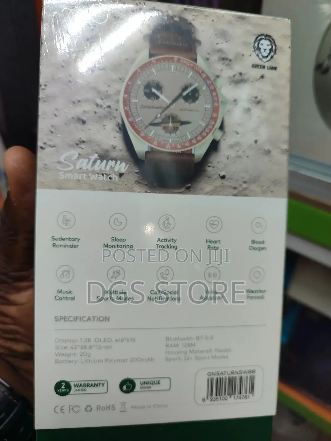 Green Lion Saturn Smart Watch