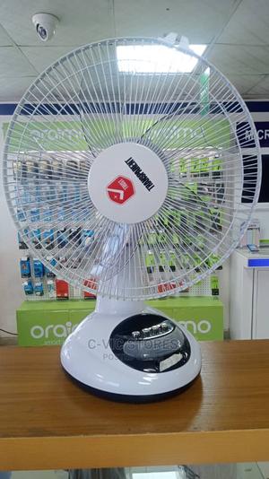 TRANSPARENT 12 Inches Rechargeable Table Fan RCT01