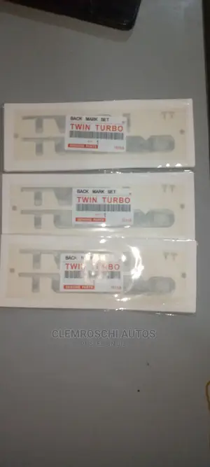 High Quality Certified Written TWIN TURBO Emblem/Logo