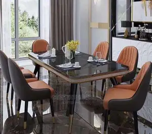 Set of Marble Dining Table