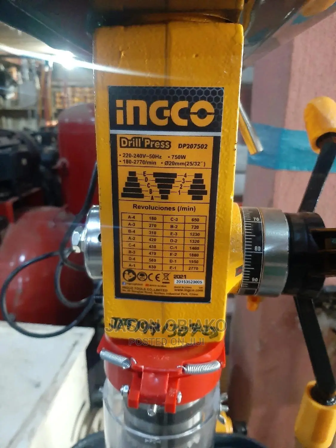 Drill Press Ingco 20mm