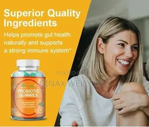 Probiotic Gummies for Gut, Digestive and Immune Health