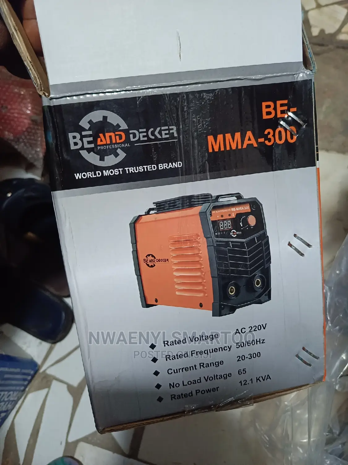 Welding Machine 300amps Be and Decker
