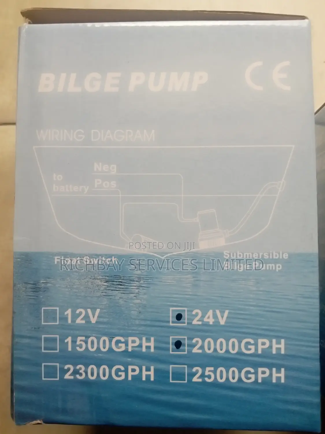 Bilge Pump 12/24v