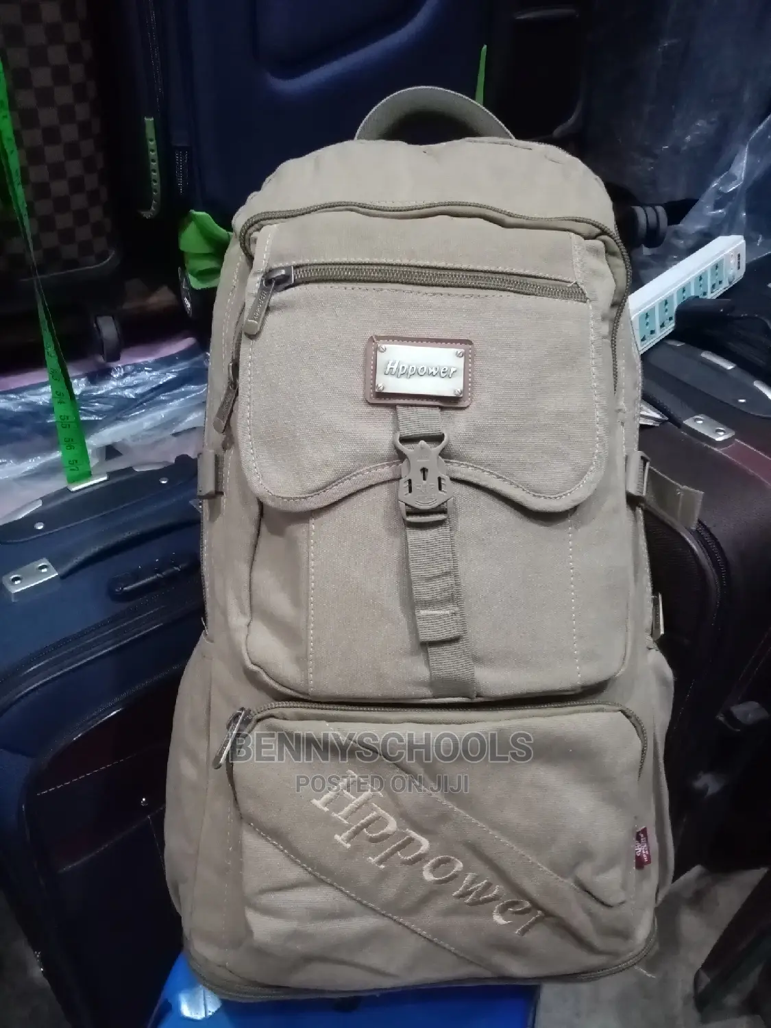HP Power Expandable Jean Backpack and Jungle Bag