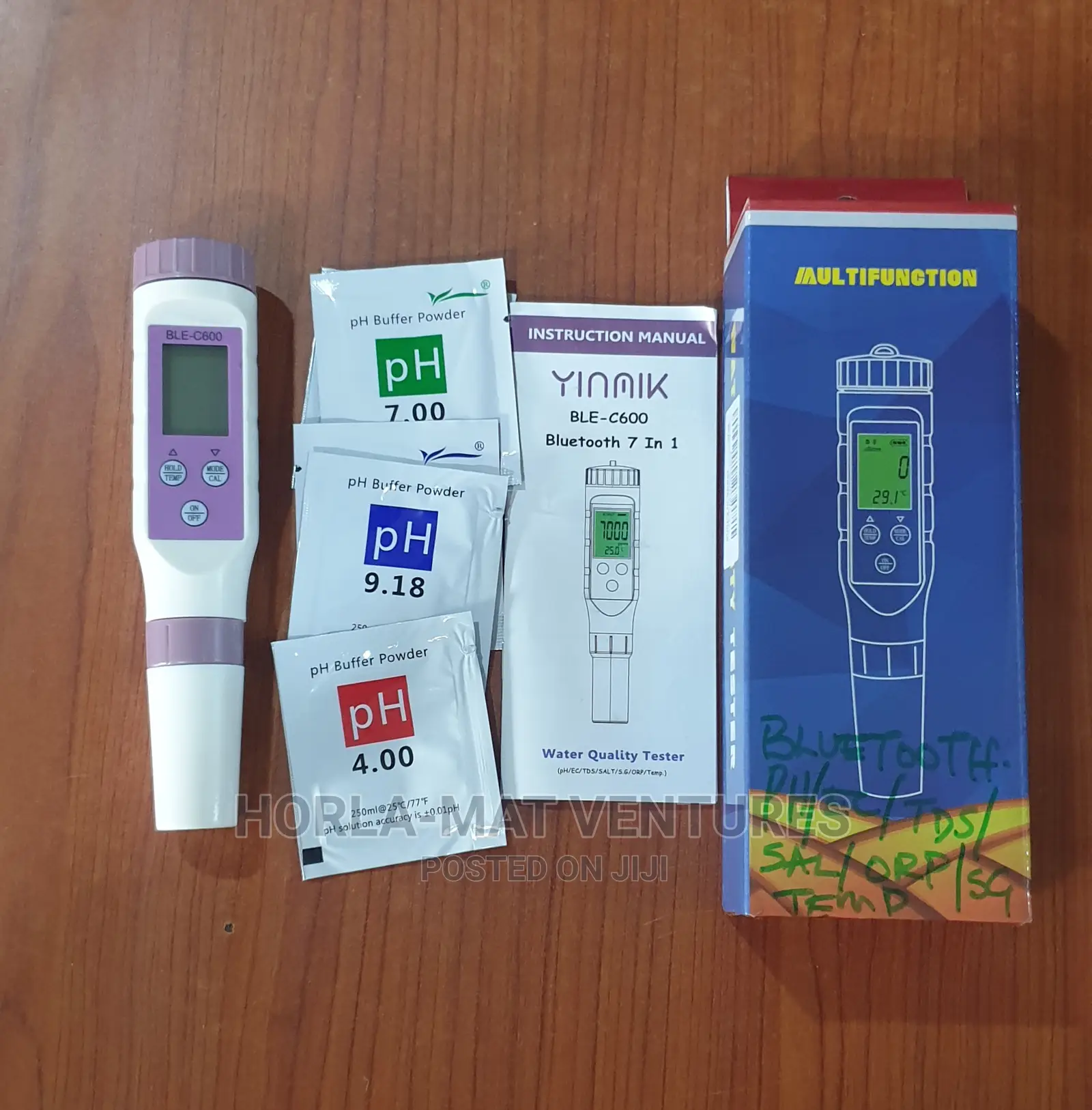 7 in 1 Water Quality Tester With Bluetooth