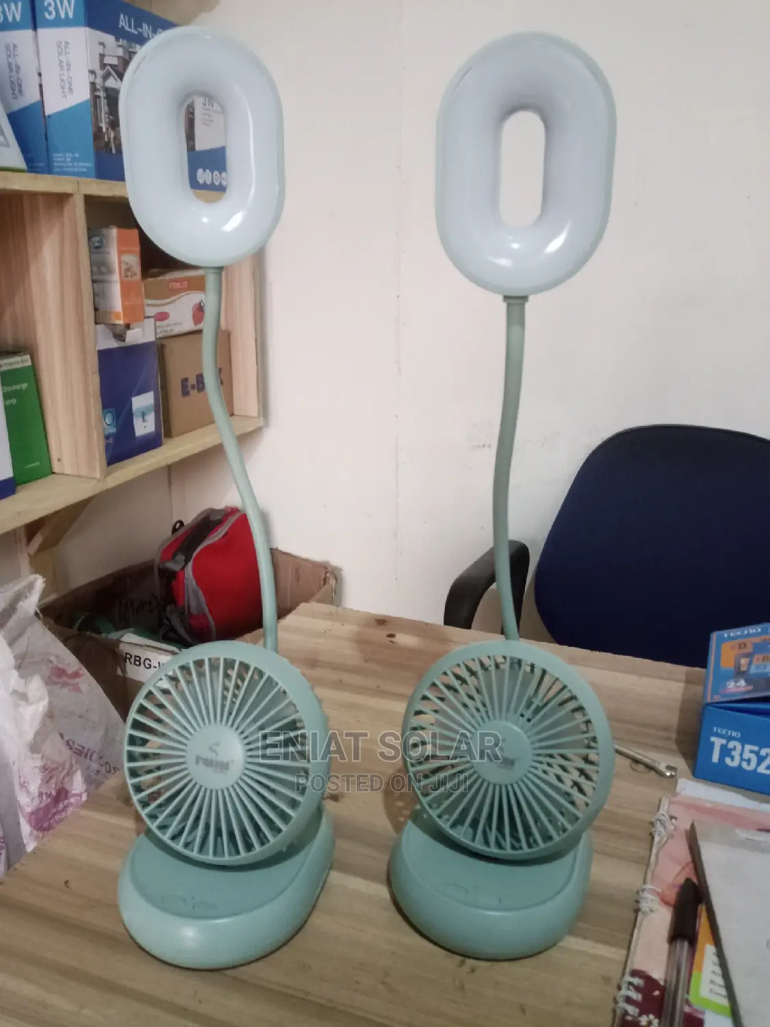 Rechargeable Fan+ LAMP