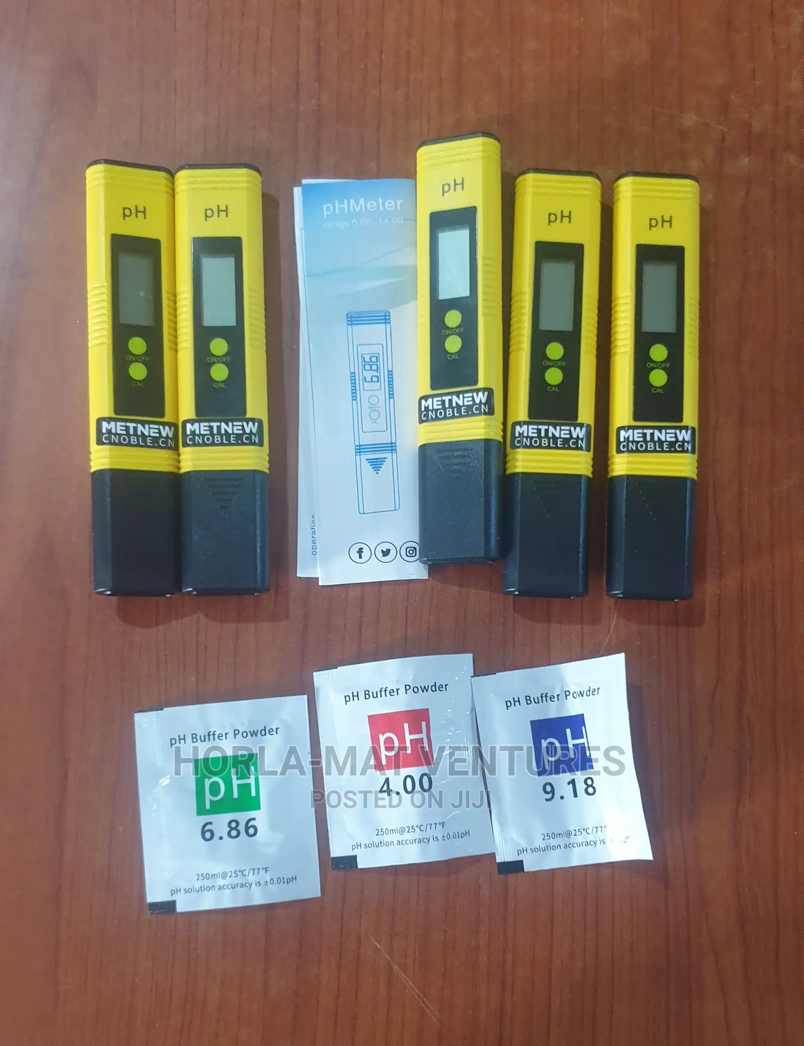 Ph Meter (Pen Type) + Buffer Solution