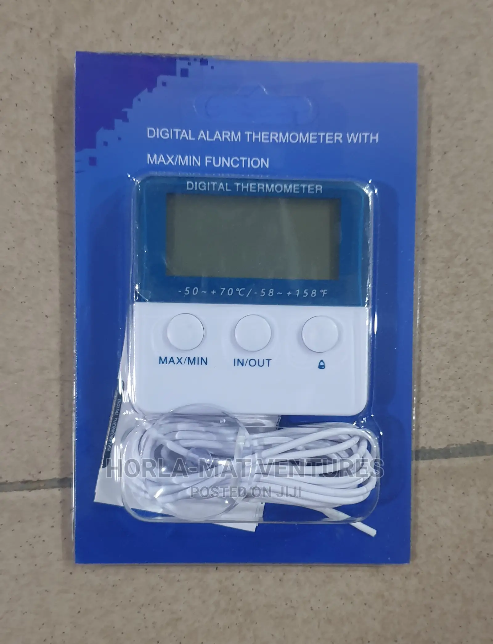 Digital Alarm Thermometer With Max/Min Function